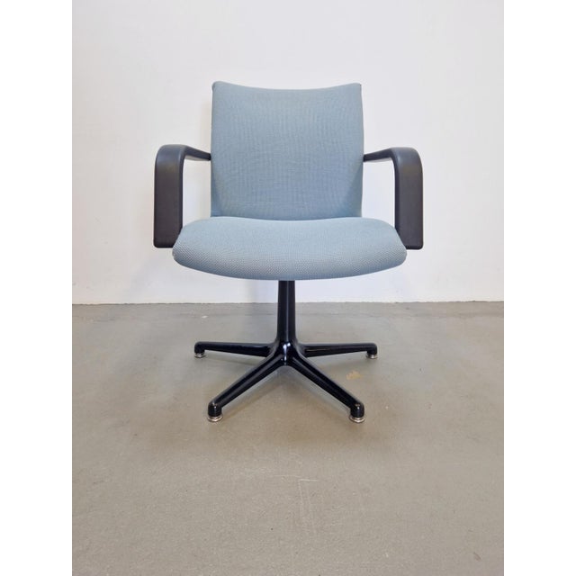 Artifort Vintage Channel Swivel Office Chairs by Geoffrey Harcourt for Artifort, 1980s, Set of 6 For Sale - Image 4 of 14