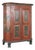 Swedish Hand-Painted Pine Armoire Dated 1823 For Sale
