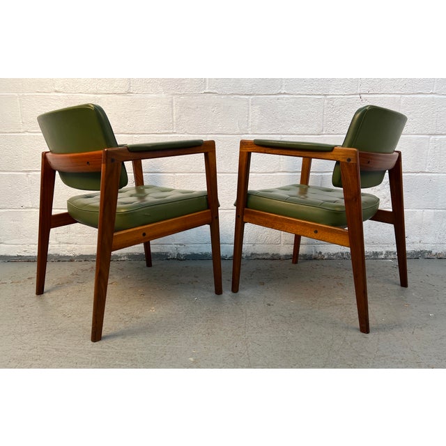 Mid-Century Pair of Svegards Markaryd Scandinavian Arm Chairs For Sale In New York - Image 6 of 12