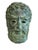 A striking 19th century iron Grand Tour bust, evocative of classical antiquity and rich with patina. Cast in solid iron,...