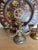 Metal Vintage Ornate 3-Arm Candelabra For Sale - Image 7 of 12