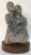 Midcentury Carved Stone Sculpture of Two Embracing Figures For Sale - Image 9 of 9