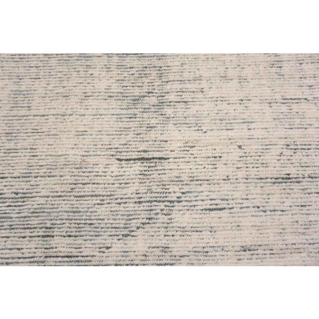 White Modern Contemporary Area Rug For Sale - Image 8 of 8