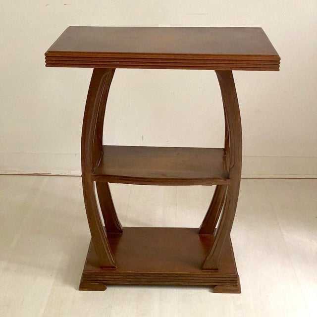Wood Art Deco Side Table, 1930s For Sale - Image 7 of 13