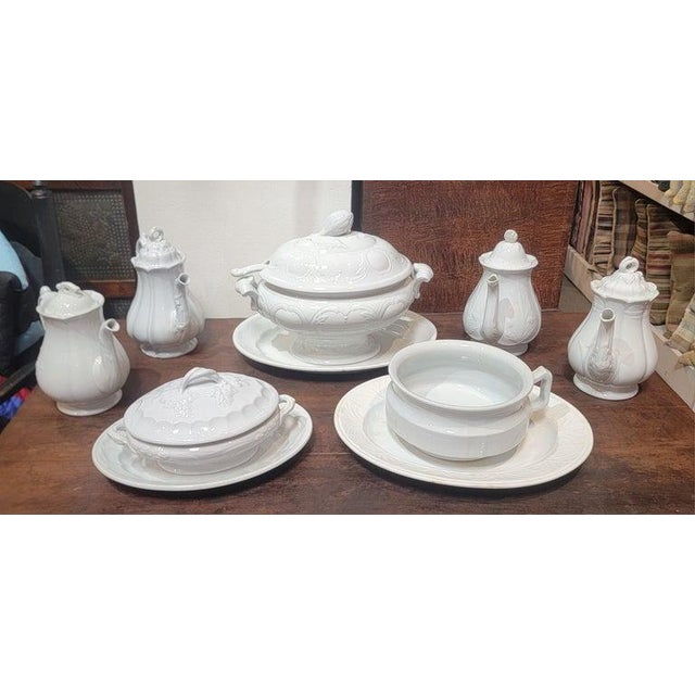 Collection of 10 pieces of ironstone Serve ware. All pieces are in great used condition. Minor wear expected from age and...