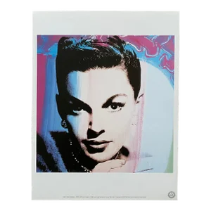 1990 Andy Warhol Foundation "Judy Garland", Pop Art Vintage Lithograph Print