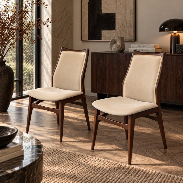 Vintage Dining Chairs by Wilhelm Benze, 1960s, Set of 2, in Very Good conditions. Designed 1960 to 1969