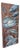 19th Century Spanish Farmhouse Gate with Marine Mural of Tuna For Sale