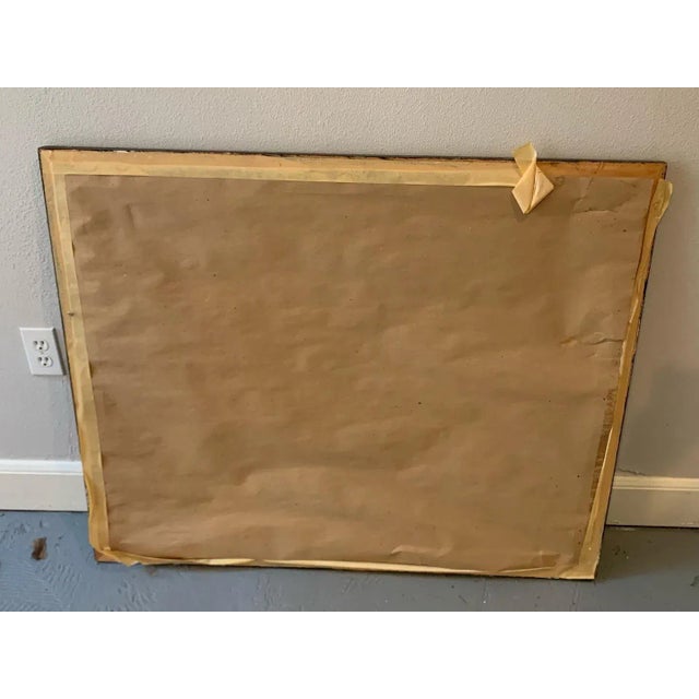 Vintage Tropical Landscape Painting For Sale - Image 10 of 11