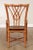Chippendale Style Split Reed Rattan Armchairs - A Pair For Sale - Image 10 of 13