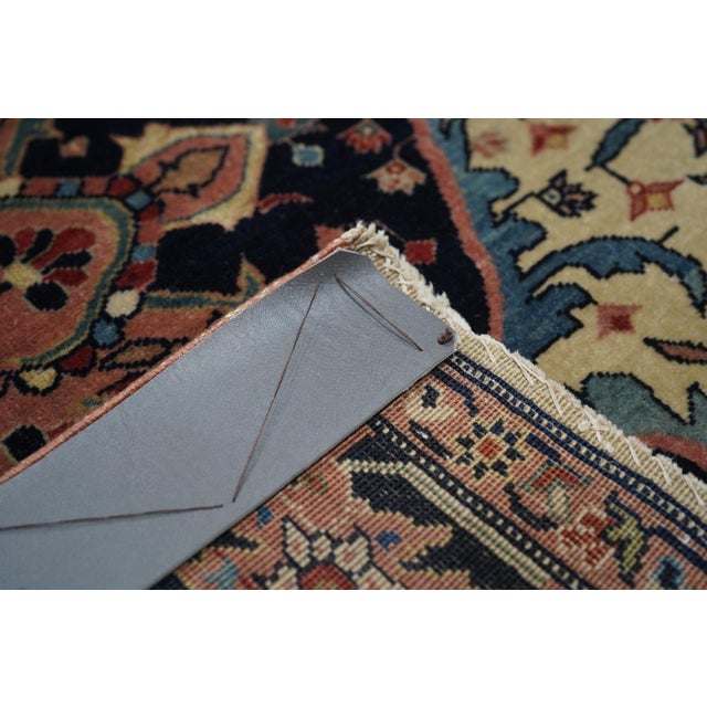 Antique Farahan Sarouk Rug 3'4'' X 4'10'' For Sale - Image 9 of 9