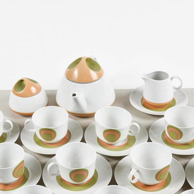 Set of bhreuther whldsassen bavaria measures teapot 22 x 16 x h14.5 cup 15 x h 7 category set the bavaria style...