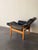 1960s 1960s Swedish Adjustable Black Leather Lounge Armchair by Göte Möbler - Mid-Century Modern Recliner For Sale - Image 5 of 11