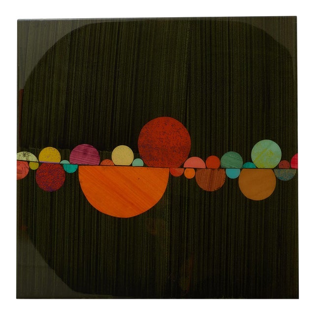 Mixed-Media and Resin Collage by Rex Ray For Sale