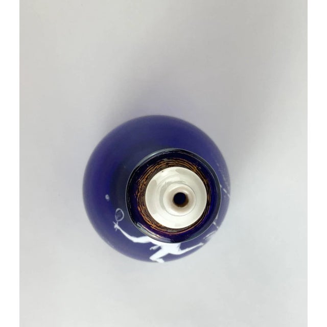 Late 19th Century Late 19th Century Mary Gregory Glass Bottle For Sale - Image 5 of 13