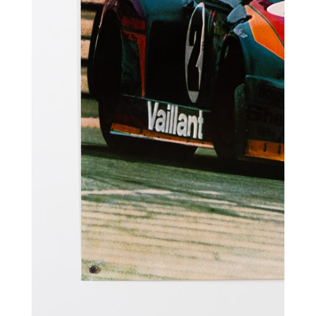 Black Porsche Cup 78 Poster from Advertising Agency Strenger, 1978 For Sale - Image 8 of 9