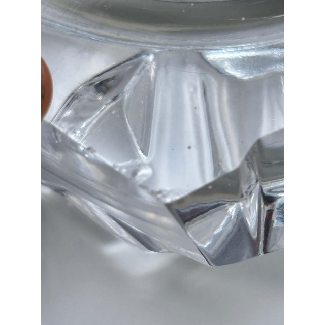 Seiko Vintage Seiko Japanese Faceted Crystal Quartz Desk or Mantel Clock, circa 1980s For Sale - Image 4 of 12