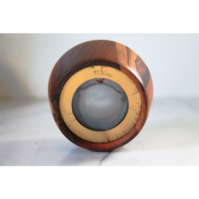 Vintage Geometric Multiwood Desktop Kaleidoscope by Michael Collier For Sale In Milwaukee - Image 6 of 8