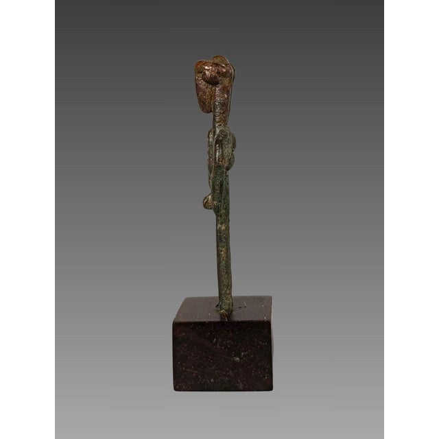 Idol, AMLASH, EARLY 1ST MILLENNIUM BC bronze archaeology 15th Century & Earlier For Sale - Image 6 of 6