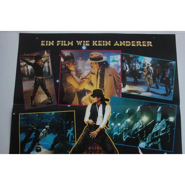 Double-Sided Michael Jackson: Moonwalker Movie Poster, 1989 For Sale - Image 9 of 14