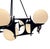 Brutalist Style Chandelier, 1950s For Sale - Image 9 of 15