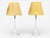 Hans-Agne Jakobsson, Swedish Mid-Century Modern, Table Lamps, Painted Wood, Sweden, 1950s Pair of painted wood model B45...