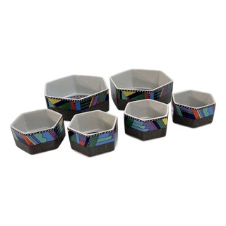 Apero Bowls Metropol by Barbara Brenner for Rosenthal, 1990s, Set of 6 For Sale