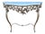 Neoclassical Gilt Bronze and Marble Console Table with Eagle Motif, 1940s For Sale
