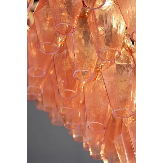 Large Murano Glass Chandelier, 1980s For Sale - Image 3 of 12