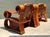 Vintage Italian Sculptural Rattan and Cane Lounge Chairs - A Pair For Sale - Image 12 of 18