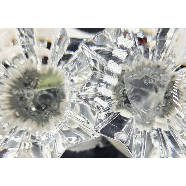 Late 20th Century Lenox Artic Bloom Crystal Candlestick Holders- A Pair For Sale - Image 12 of 18