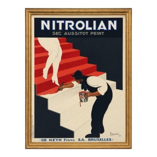 Leonetto Cappiello Nitrolian Art Deco Advertising Poster, Paris, 1929 For Sale