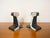 Vintage Mid-Century Modern Rail Bookends Nickel Plate Railroad Tie Aubock Ben Seibel - a Pair For Sale - Image 4 of 8