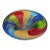 Late 20th Century Oversized Multicolor Murano-Style Art Glass Centerpiece Bowl – 17” For Sale