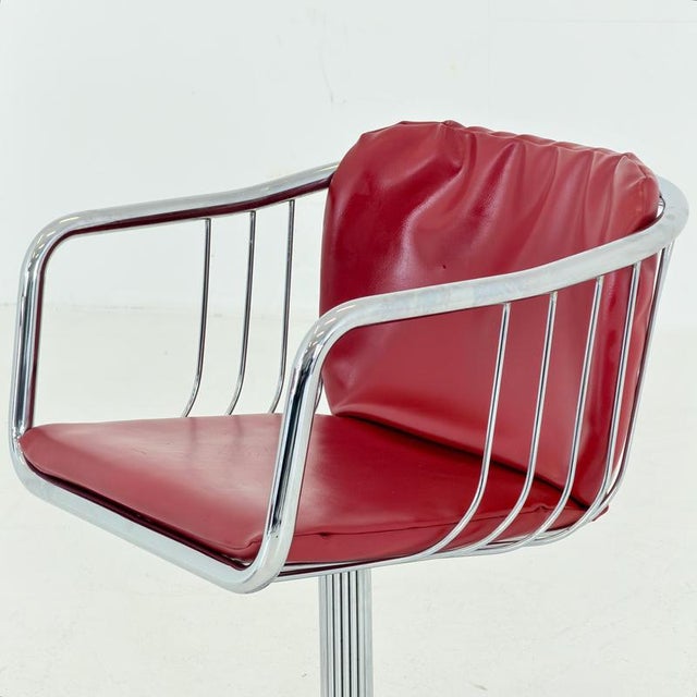 Metal Mid-Century Cantilever Armchair by Gastone Rinaldi for Rima, Italy, 1970s For Sale - Image 7 of 18