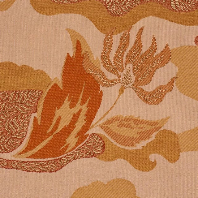 Schumacher SAMPLE - Schumacher X Laura Gonzalez Lian Dream Fabric In Coral For Sale - Image 4 of 5
