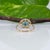 Blue 2.3Ct Sleeping Beauty Turquoise Ring With Natural Diamonds Accents: 14k Gold, Size 6.75 For Sale - Image 8 of 9