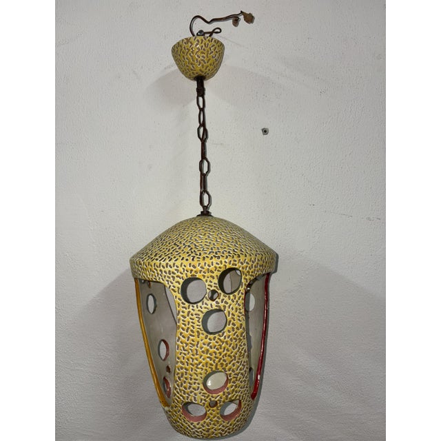 Vintage Lantern by Antonia Crespi, 1950 For Sale - Image 3 of 11