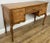 Vintage French Louis XVI Style Carved Desk in Oak For Sale - Image 5 of 12