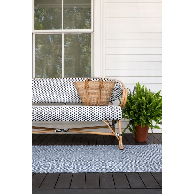 Contemporary Erin Gates by Momeni River Davis Slate Hand Woven PET Indoor Outdoor Rug 5' X 7'6" For Sale - Image 3 of 9