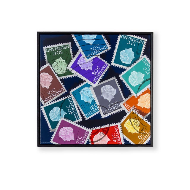 Contemporary Rob De Vries, How Much Should There Be on a Letter?, Oil on Canvas For Sale - Image 3 of 5