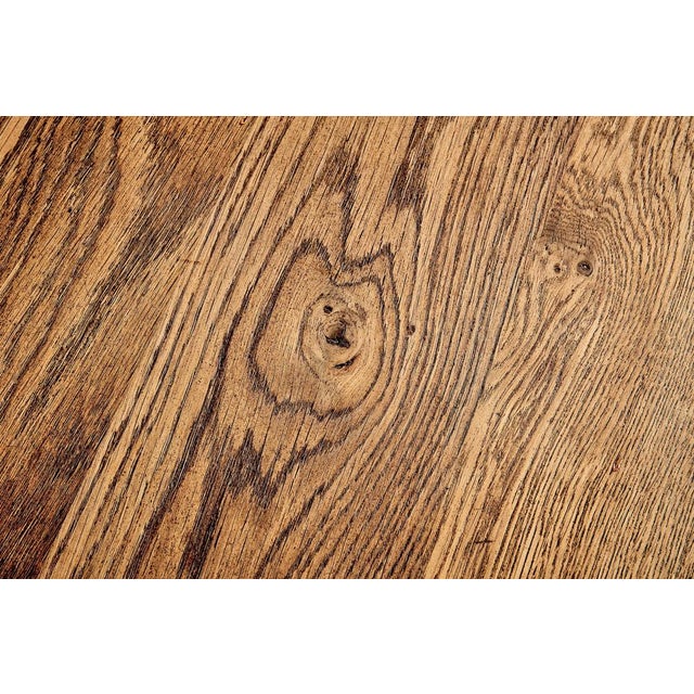 Wood Brutalist Oak Coffee Table from De Puydt, Belgium, 1970s For Sale - Image 7 of 11