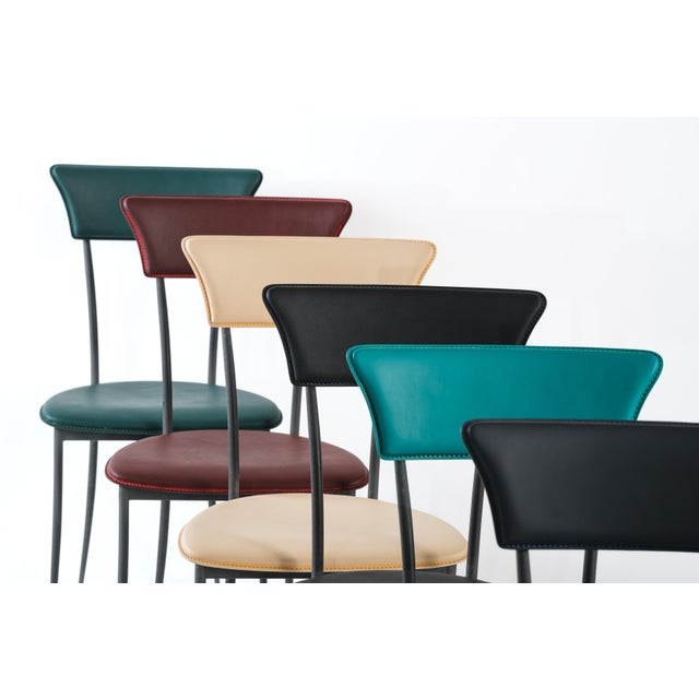 1980s Dining Chairs by Arper Italy, 1980s — Set of 6 For Sale - Image 5 of 11
