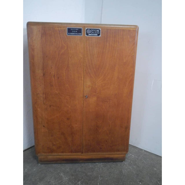 Vintage Laboratory Cabinet in Wood, 1950 For Sale - Image 14 of 14