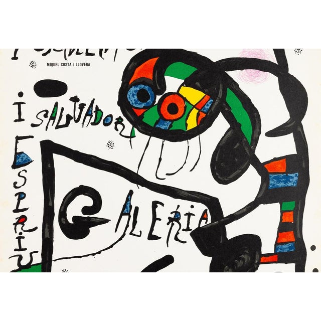 Modern Joan Miro, The Dancer's Flight, Original Signed Lithograph For Sale - Image 3 of 7