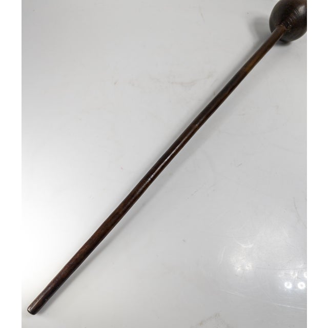 19th or 20th Century South African Carved Wood Knobkerrie Club, Zulu Peoples For Sale - Image 14 of 14