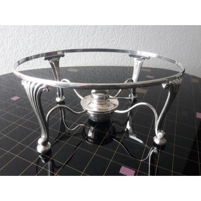 Antique Silver-Plated Food Warmer from W. H. & S. Cross Arrows William Hutton & Sons, 1900s, Set of 6 For Sale - Image 4 of 17