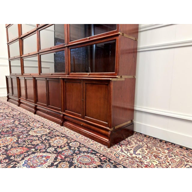 English Bookcase from Globe Wernicke, Set of 4 For Sale - Image 11 of 18