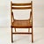 Mid-Century Modern Striking Mid Century Solid Wood Folding Chairs. Made in Yugoslavia For Sale - Image 3 of 13