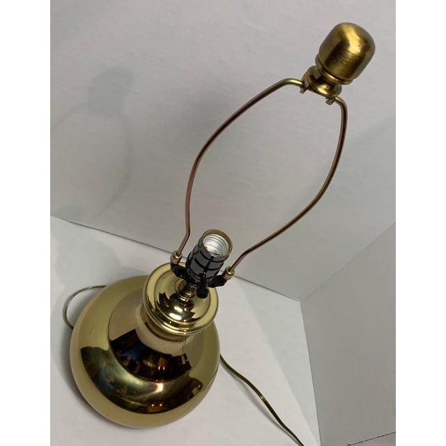 MidCentury Brass Vase Table Lamp Chairish